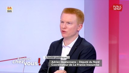 Retraites : « Cette forme de radicalisation du mouvement elle est inéluctable » estime Adrien Quatennens