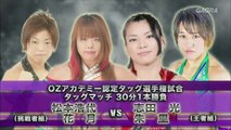 Hikaru Shida & Syuri vs. Hiroyo Matsumoto & Kagetsu 2017.01.25