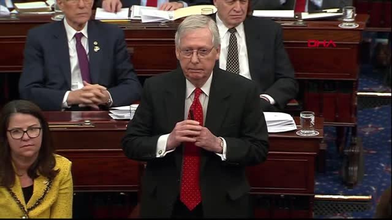 Abd senatosu'nda trump'ın ilk azil duruşması demokratların önergesi reddedildi