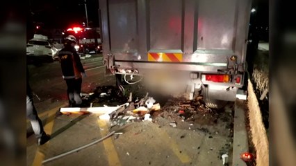 김포서 트럭·SUV 추돌...군인 2명 사상 / YTN