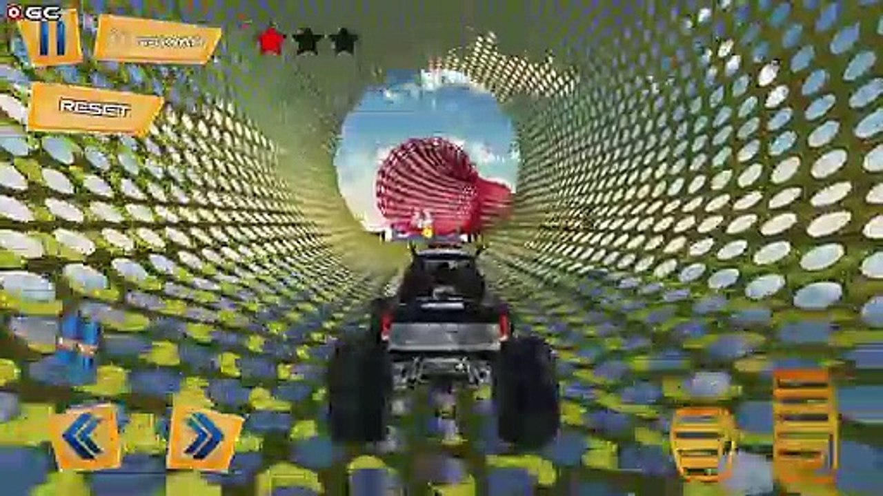 US Police Monster Truck Stunts Impossible Tracks - Stunts Driving Car Games - Android GamePlay