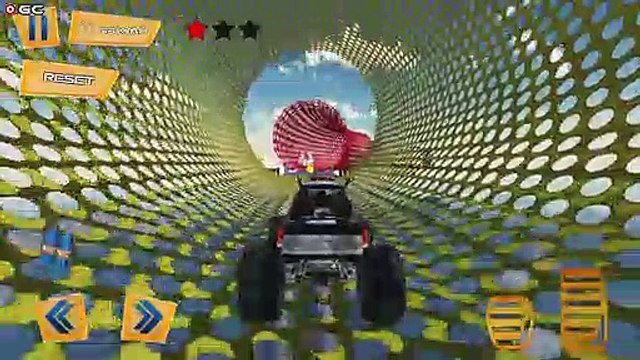 US Police Monster Truck Stunts Impossible Tracks - Stunts Driving Car Games - Android GamePlay