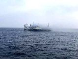 Rusya'da balıkçı teknesinde yangın