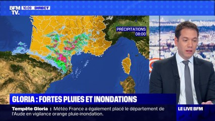 Gloria: fortes pluies et inondations (2) - 22/01