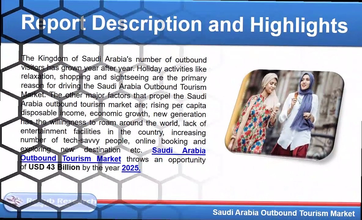 Saudi Arabia Outbound Tourism Market will be USD 43 Billion by 2025