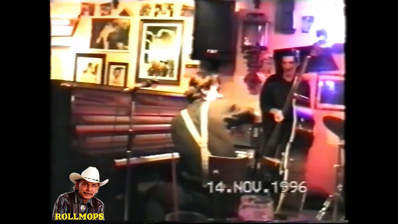 JIMMY BOCK & SON FILS SEBASTIAN THE ROCK'N'ROLLMANN DE STRASBOURG ALSACE AU ROCK'N'ROLL CAFE A MULHOUSE ALSACE DU 14 NOVEMBRE 1996 A++ROLLMOPS "