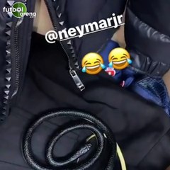 Neymar'ı önce korkutan sonda güldüren şaka..
