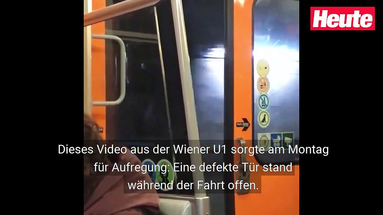 Schon wieder! Tür von U1 geht auf – über der Donau