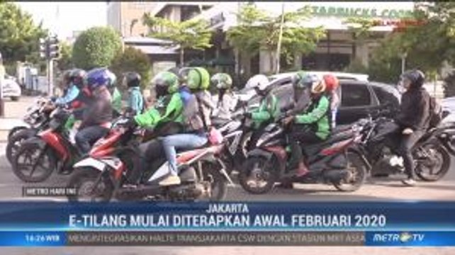Awal Februari, E-Tilang Juga Berlaku Bagi Motor di Sudirman-Thamrin