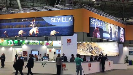 Así es el stand de la provincia de Sevilla en FITUR