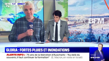 Gloria: fortes pluies et inondations (4/4) - 22/01
