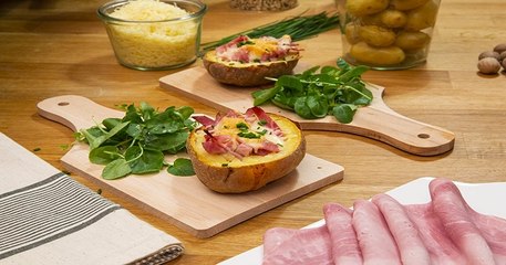 Revisitez le croque-monsieur avec une version délicieusement régressive dans une patate !