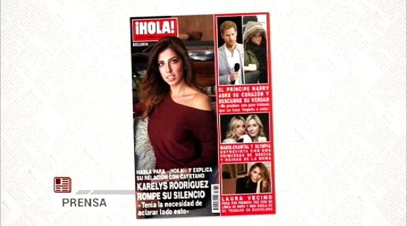 Crónica Rosa: Karelys Rodríguez habla sobre su relación con Cayetano en '¡Hola!'