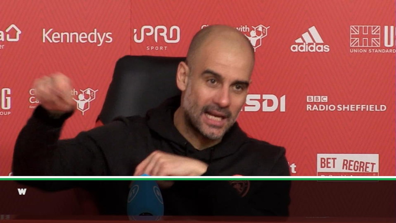 Guardiola explains tactics behind Sheffield Utd victory