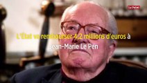 L'État va rembourser 4,2 millions d'euros à Jean-Marie Le Pen