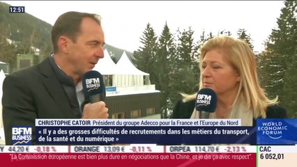 Christophe Catoir (Adecco) : Comment pallier aux difficultés de recrutement ? - 22/01