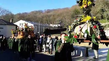 Défilé de la fête de Saint Vincent à Hautvillers, le 22 janvier 2020