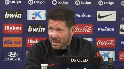 Diego Pablo Simeone: "A mí dame el VAR, antes no había mucha justicia"