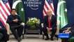 Prime Minister Imran Khan meeting with US President Donald Trump at Davos today