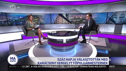 Ma este 2020.01.21-i adás Karácsony Gergely 100 napja