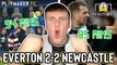 Reactions | Everton 2-2 Newcastle: Magpies fan struggles to hold it together after 2 late goals