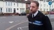 Chief Supt Ben Smith speaking in Tachbrook Road following the murder of Nasir Patrice