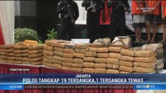 Polda Metro Jaya Sita 61 Ton Ganja