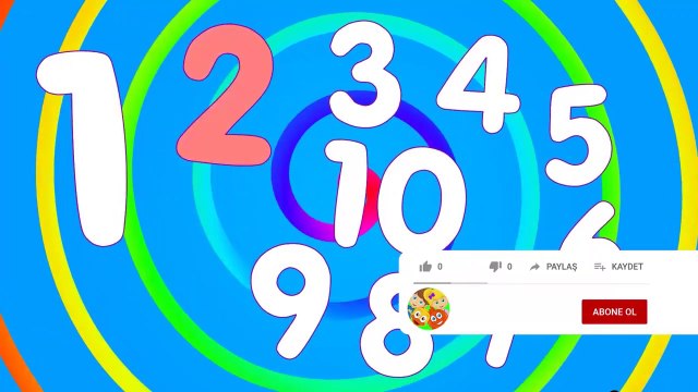 Sayılar şarkısı ve devamında 30 dk Sevimli Dostlar Bebek Şarkıları