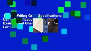 [Read] Writing Great Specifications: Using Specification By Example and Gherkin  For Kindle