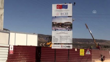 AB Türkiye Delegasyonu Başkanı Berger, hastane inşaatını inceledi