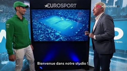 Djokovic parle de son service avec Becker : "C'était une faiblesse, c'est devenu une arme"