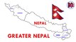 Map of Greater Nepal । Old Map of Nepal विशाल नेपाल