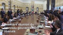 Première réunion du nouveau gouvernement dans un Liban en pleine crise