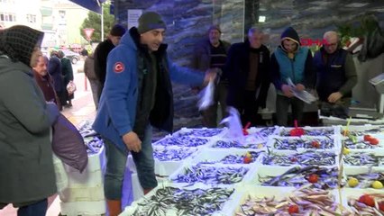 Samsun batı karadeniz'de avlanan hamsi umut oldu