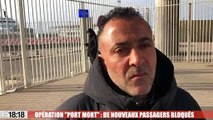 Marseille : de nouveaux passagers bloqués sur le port