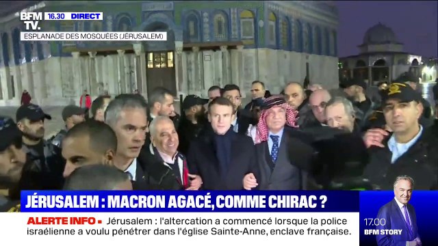 Emmanuel Macron s'est rendu à l'Esplanade des Mosquées