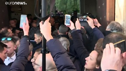 شاهد: مشادة بين الرئيس الفرنسي وعناصر الشرطة الإسرائيلية في القدس القديمة