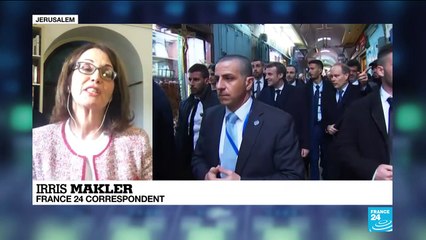 French President Macron meets Netanyahu, Abbas in Israel