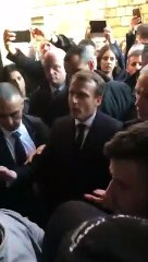 Macron ile İsrail polisi arasında gerginlik