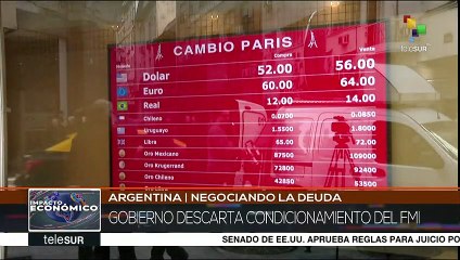 Pdte. argentino envía proyecto de ley para renegociar la deuda