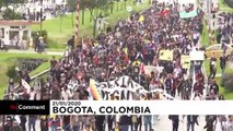 تظاهرات کلمبیایی‌ها علیه افزایش مالیات فقرا