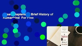 [Read] Sapiens: A Brief History of Humankind  For Free