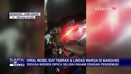 Viral Mobil SUV Tabrak dan Lindas Warga di Bandung