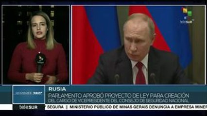 Rusia: crearán cargo de vicepdte. del Consejo de Seguridad Nacional