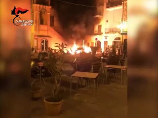 Borghetto Santo Spirito (Sv)- incendio dehor della pizzeria “I figli del Vesuvio”