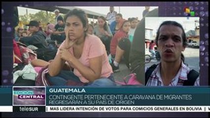 Guatemala: grupos de migrantes deciden regresar a sus países