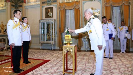 ในหลวง-ราชินี พระราชทานพระบรมราชวโรกาสให้ ประธานองคมนตรี เฝ้าทูลละอองฯ ถวายสัตย์ฯ ก่อนเข้ารับตำแหน่ง