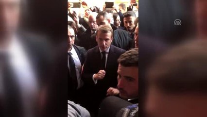 Fransa Cumhurbaşkanı Macron ile İsrail polisi arasında gerginlik