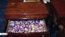 Senate's 'Candy Desk' Goes Viral During Impeachment Trial