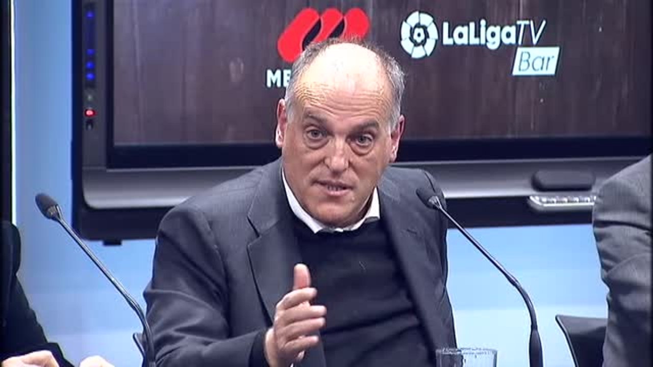 Tebas: "Prefiero a cualquiera en la Federación antes que a Rubiales"